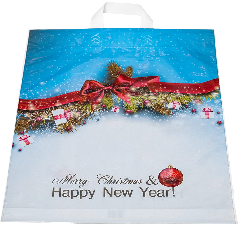 Soft loop handle bags